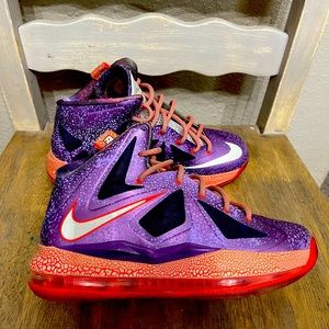 Nike Lebron X 10 All Star Area 72 Extraterrestrial 543564-500 Size 4.5 Youth